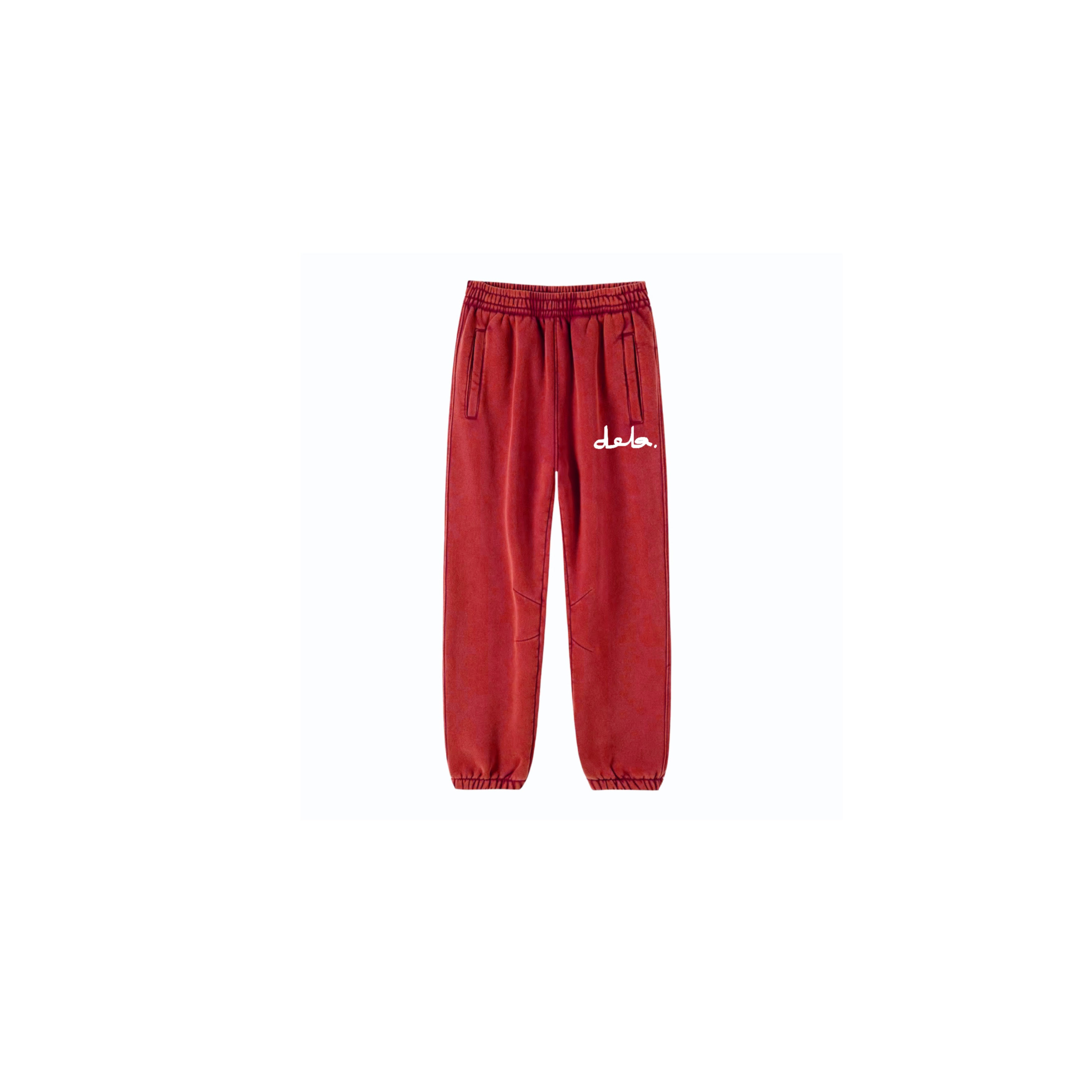 Red Signature Joggers